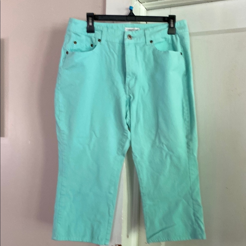 Coldwater Creek Light Green Capris